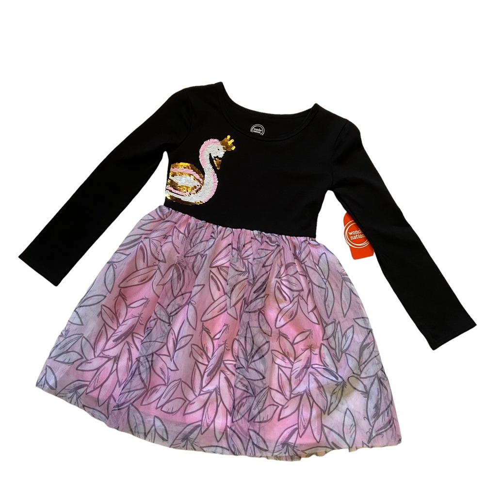 Girl’s Swan Tutu Dress Pink